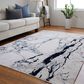 Feizy Rugs Indio 10" x 13"2" Ivory and Blue Area Rug, , large