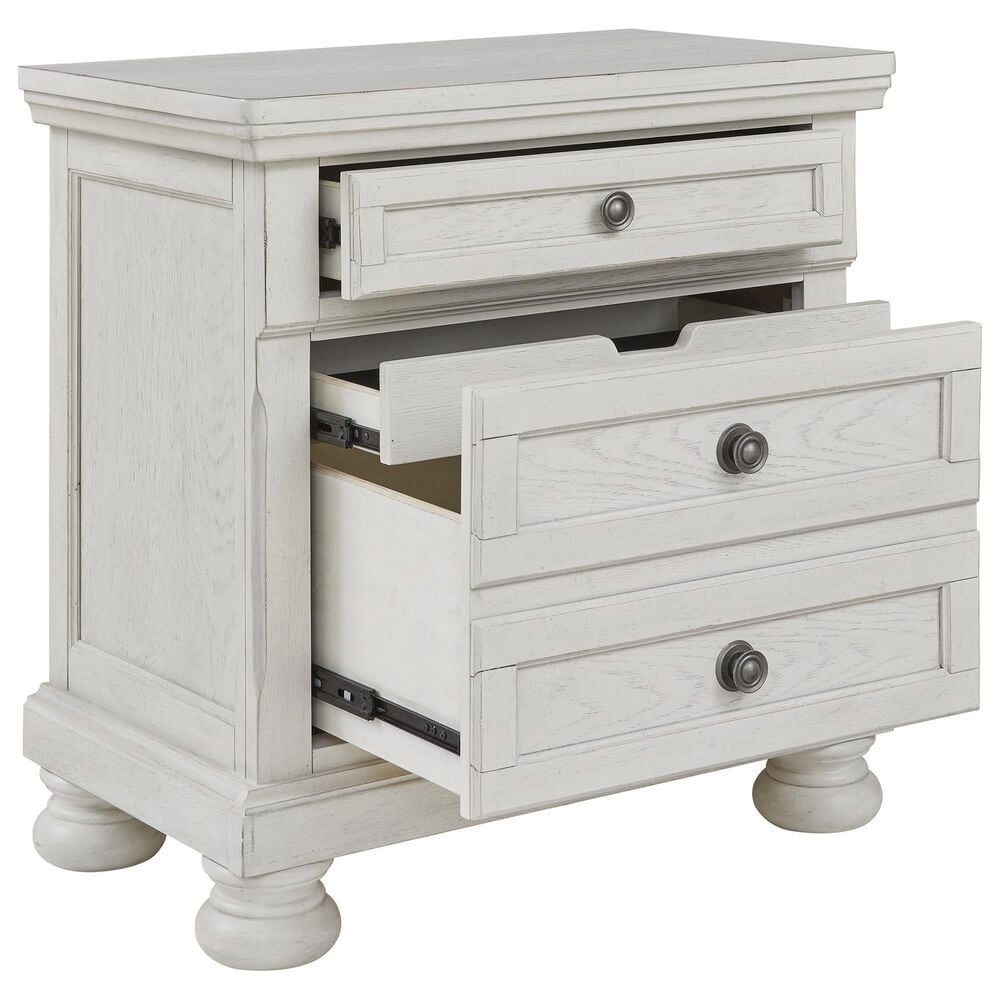 Ashley Robbinsdale 4 Piece Queen Bedroom Set in Antique White, , large