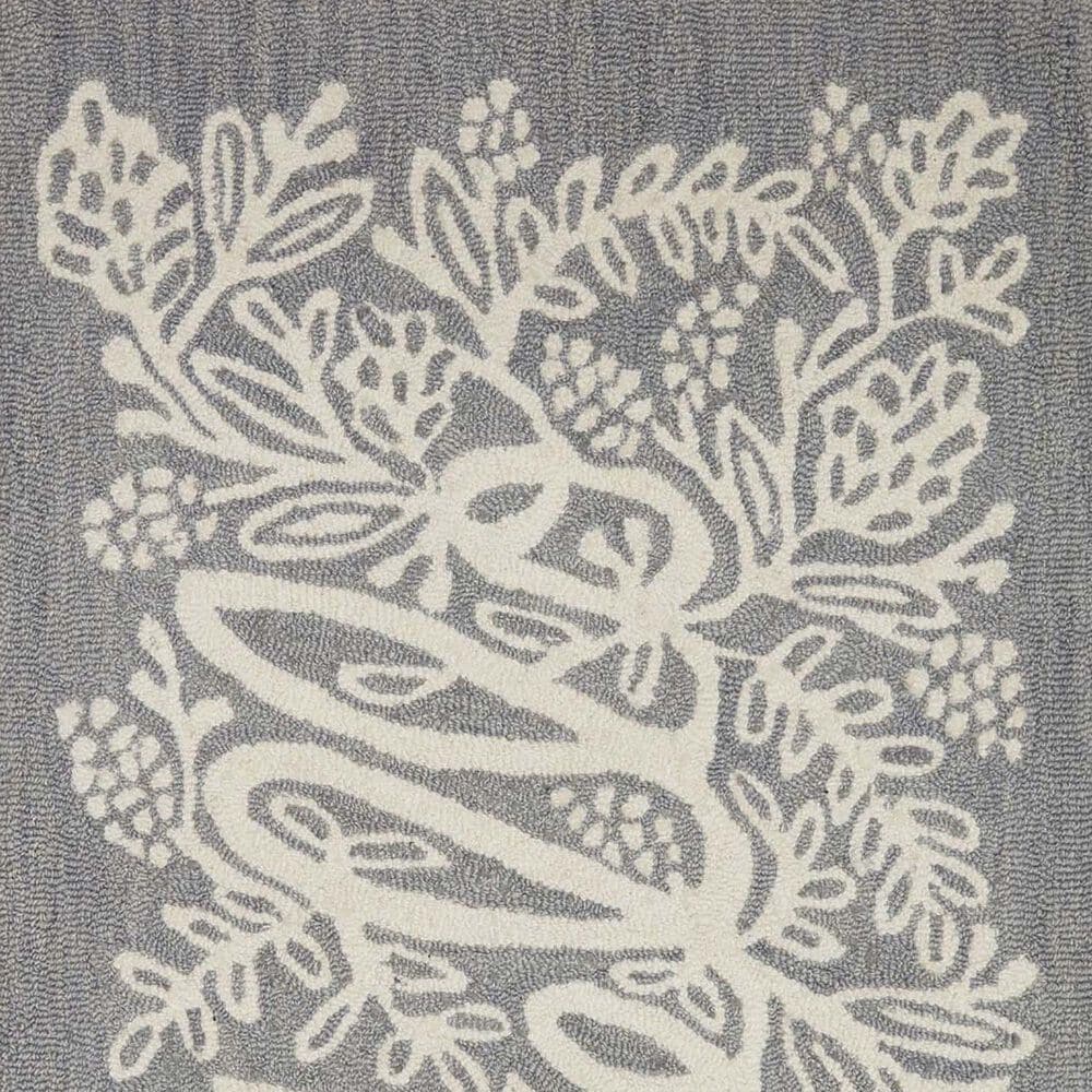 Rifle Paper Co. x Loloi Minnie Min-04 2&#39;3&quot; x 3&#39;9&quot; Grey Area Rug, , large