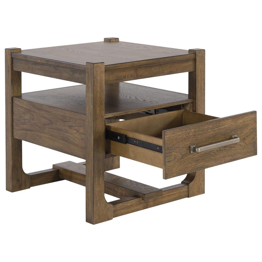 Ashley Cabalynn End Table in Light Brown, , large