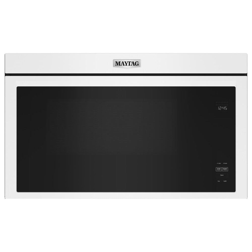 Maytag 1.1 Cu. Ft. Over-The-Range Microwave Oven in White, , large
