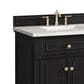 James Martin Vanities Lorelai 72" Double Vanity in Black Onyx with 3 cm Ethereal Noctis Quartz Top, , large