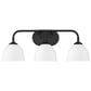 Golden Lighting Zoey 3-Light Bath Vanity in Matte Black, , large