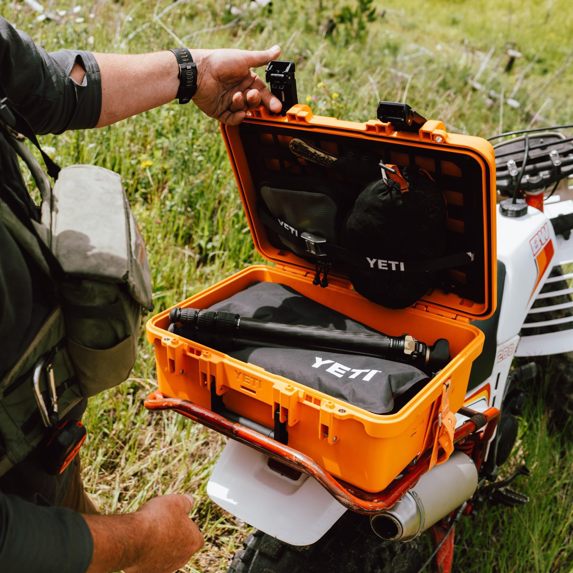 YETI LoadOut GoBox 20 Gear Case in King Crab