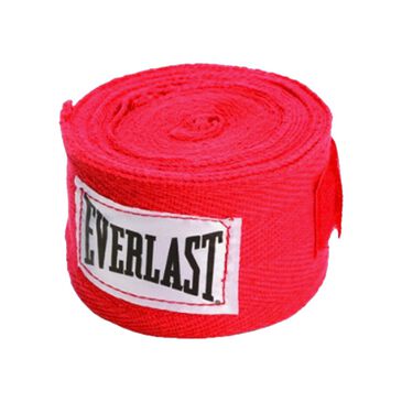 Everlast 120" Traditional Hand Wraps in Red, , large