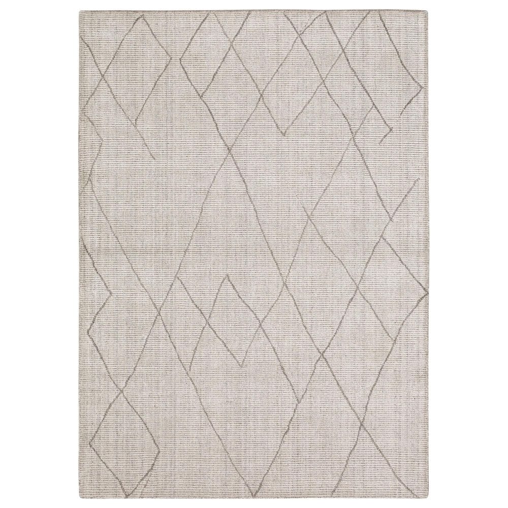 Karastan Tangier RG187-620 4" x 6" Tribal Diamond Silver Area Rug, , large
