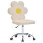 Impressions Vanity Daisy Swivel Vanity Chair with Cream Cushion in Silver, , large