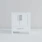 Lexora Home Jacques 30" Single Bathroom Vanity in White with 2 cm White Carrara Marble Top and Rectangular Sink, , large