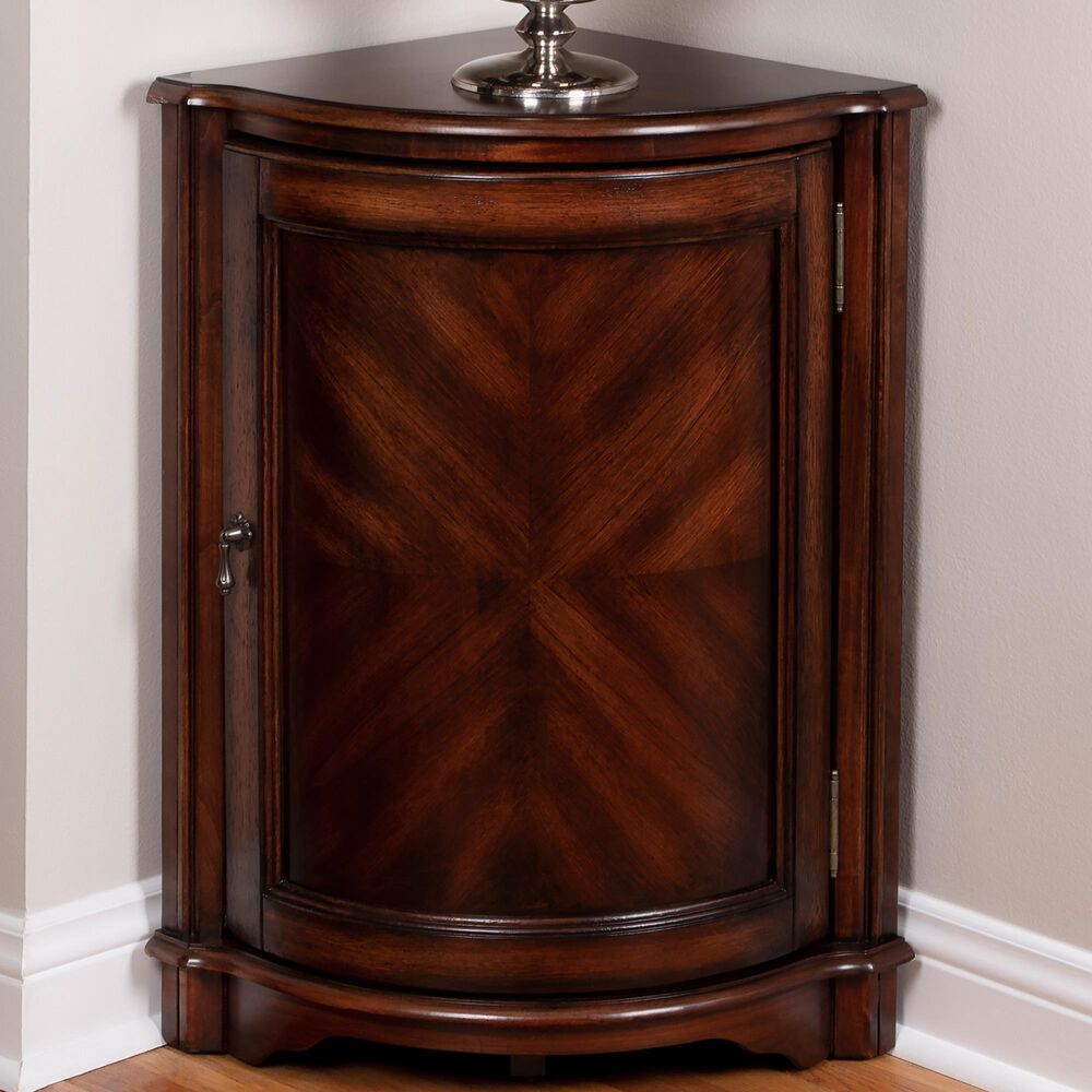 Butler Durham Corner Cabinet in Cherry, , large