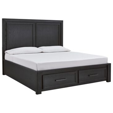 Millenium Foyland California King Storage Bed in Black and Brown, , large