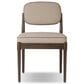 Four Hands Esther Side Chair with Antwerp Taupe Cushion in Brown Oak, , large