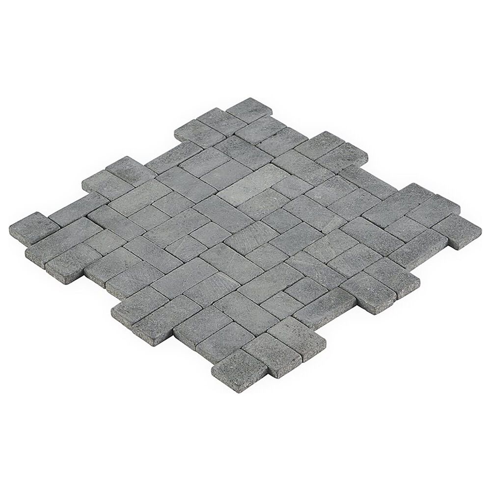 Soho Studio Pebblestone Black Lava 12&quot; x 12&quot; Natural Stone Mosaic Sheet, , large