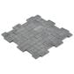 Soho Studio Pebblestone Black Lava 12" x 12" Natural Stone Mosaic Sheet, , large
