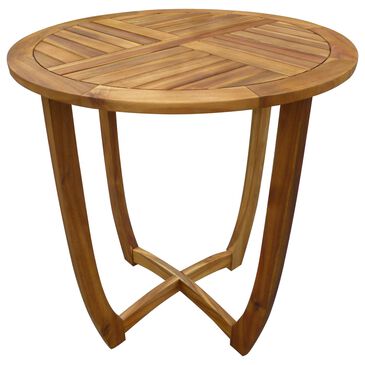 Hearth and Haven Hermosa Patio Bistro Table in Teak, , large