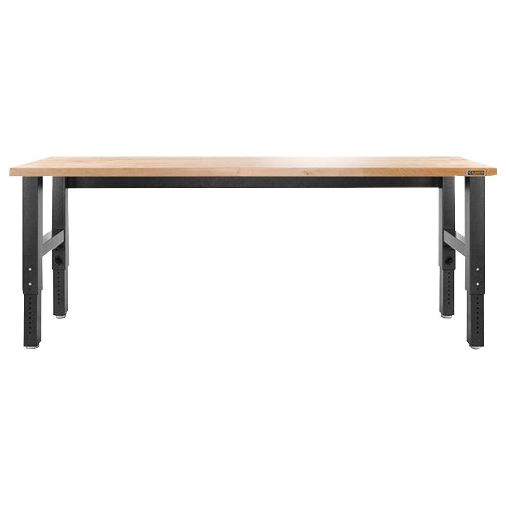 Gladiator 8" Adjustable Height Hardwood Workbench in Hammered Granite, , large