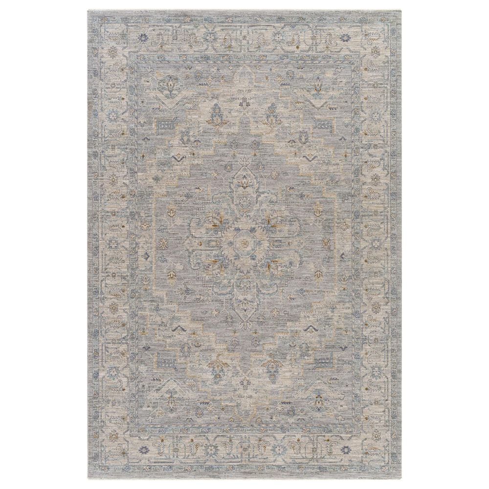 Surya Avant Garde 2" x 3" Gray, Beige and Denim Area Rug, , large