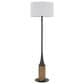 Cal Lighting Winslow Floor Lamp in Charcoal Grey and Oak, , large