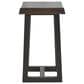 Steve Silver Jennings Live Edge Stool in Distressed Cherry and Ebony, , large