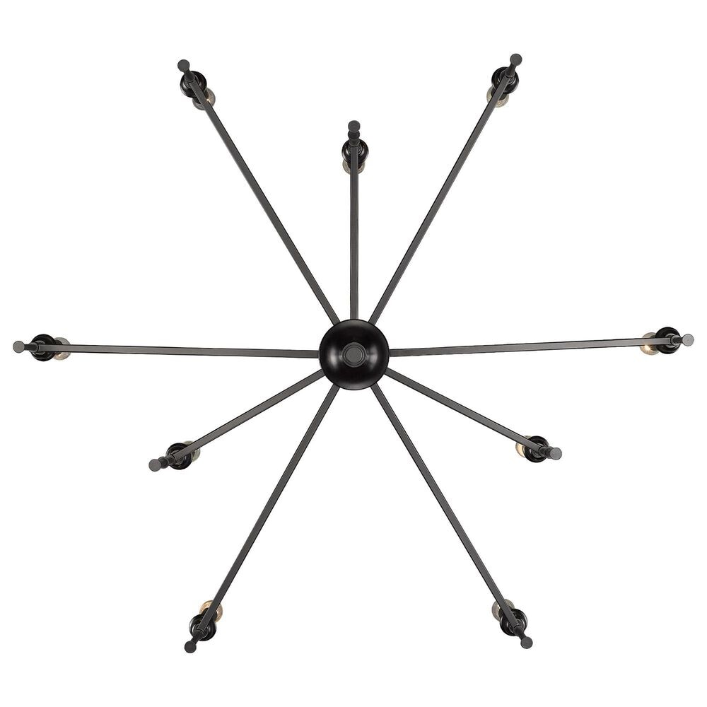 Golden Lighting Landon 9-Light Chandelier in Matte Black, , large