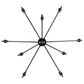 Golden Lighting Landon 9-Light Chandelier in Matte Black, , large