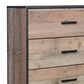 New Heritage Design Elk River 6-Drawer Dresser in Rustic Brown, , large