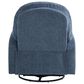 Lifestyle Solutions Paloma Manual Swivel Rocker Recliner in Blue, , large
