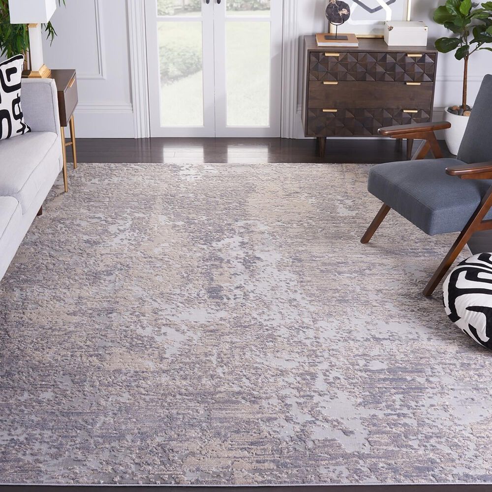 Safavieh Invista 8&#39; x 10&#39; Beige and Cream Area Rug, , large