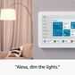 Amazon Echo Hub 8" Smart Home Control Panel with Alexa Assistant in White, , large