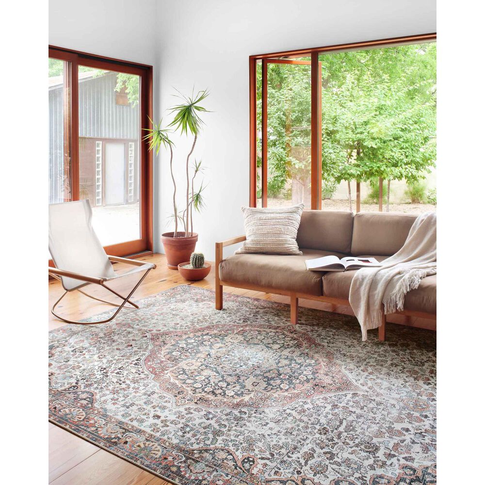 Loloi II Wynter WYN-01 7&#39;6&quot; x 9&#39;6&quot; Red/Multi Area Rug, , large