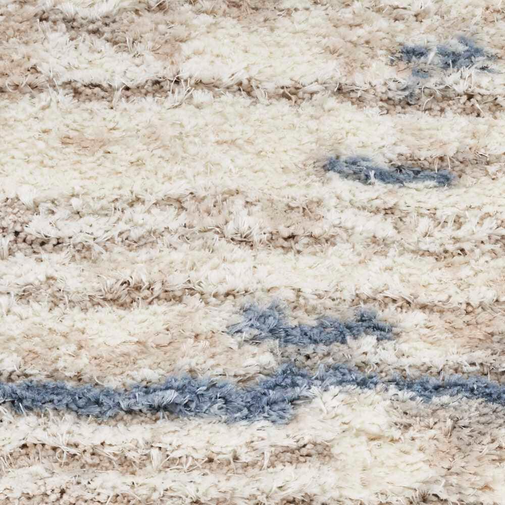 Nourison Dreamy Shag 4&#39; x 6&#39; Light Blue and Grey Area Rug, , large