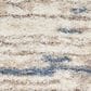 Nourison Dreamy Shag 4" x 6" Light Blue and Grey Area Rug, , large