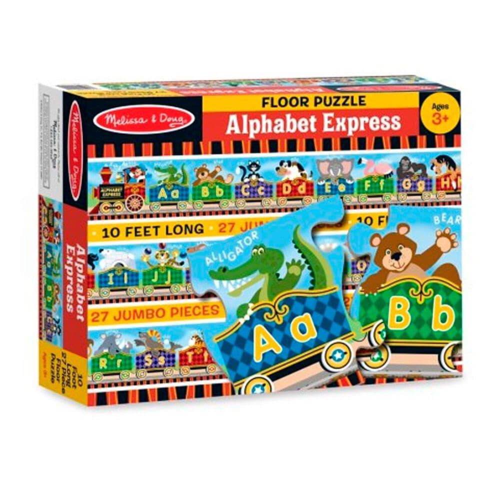 Melissa & Doug Alphabet Express Floor Puzzle, , large
