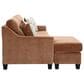 Ashley Amity Bay Stationary Sofa Chaise in Clay, , large