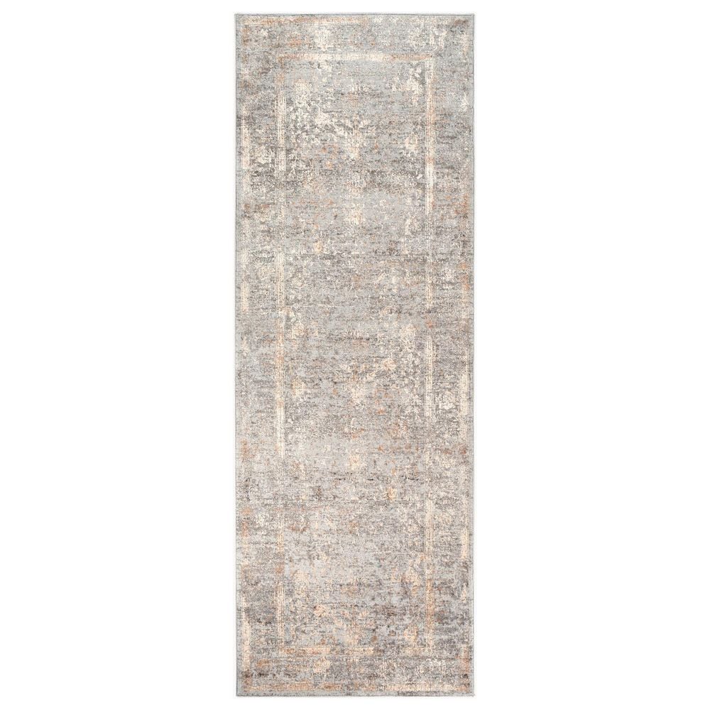 Surya Alpine ALP-2307 2"7" x 7"3" Light Gray, Taupe, Medium Brown, Gray and Charcoal Runner, , large