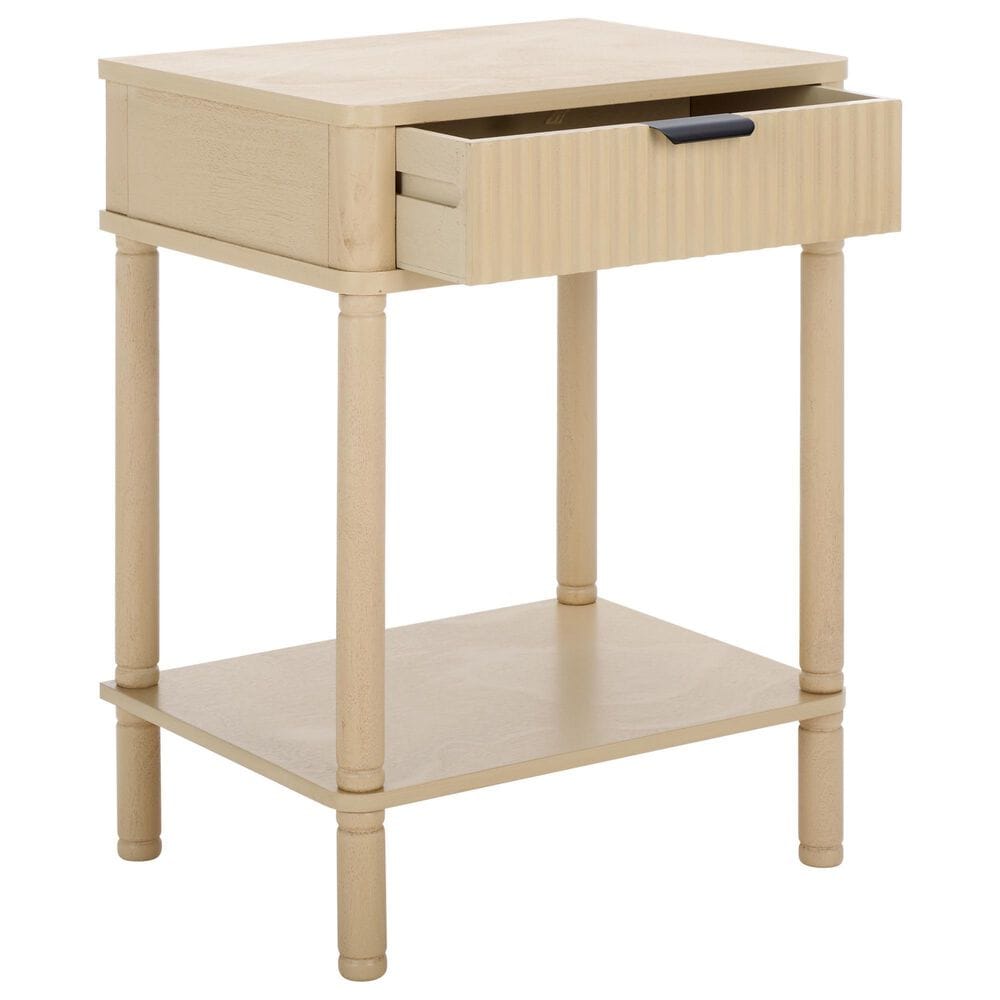 Safavieh Thurston 1-Drawer End Table in Natural, , large