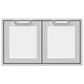 Hestan 36" Double Access Doors in White, , large