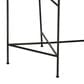 Four Hands Wharton Metal and Faux Leather Counter Stool in Distressed Black, , large