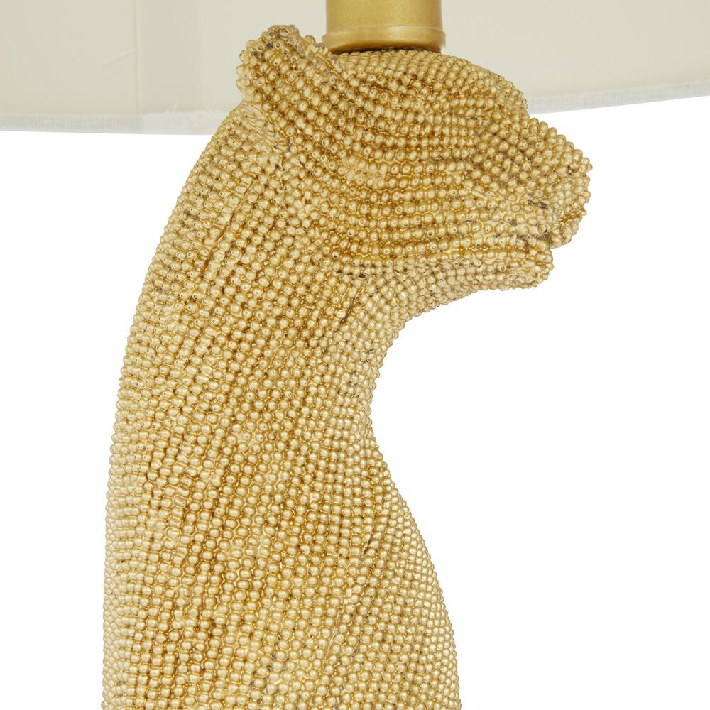 Maple and Jade Polystone Glam Table Lamp in Gold, , large