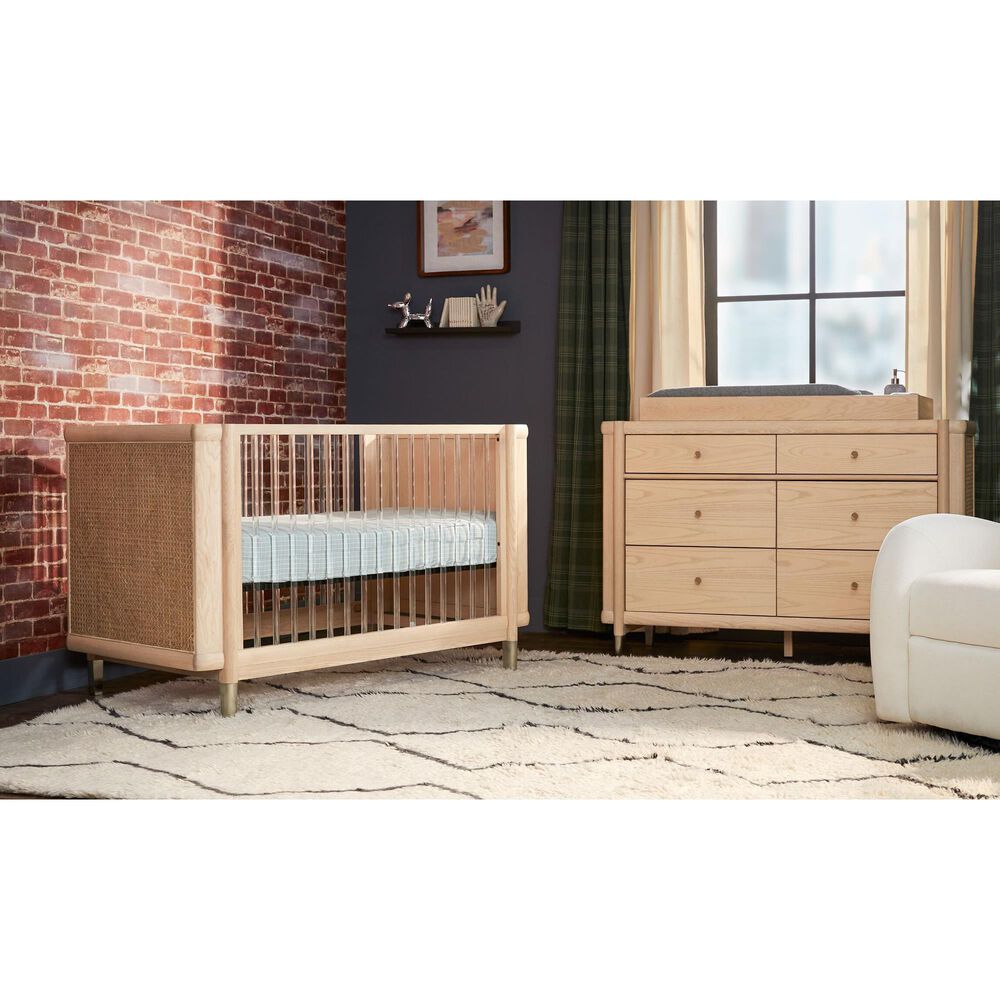 Maxi Cosi Kindred Brisa 6-Drawer Dresser in Whitewash Ash, , large