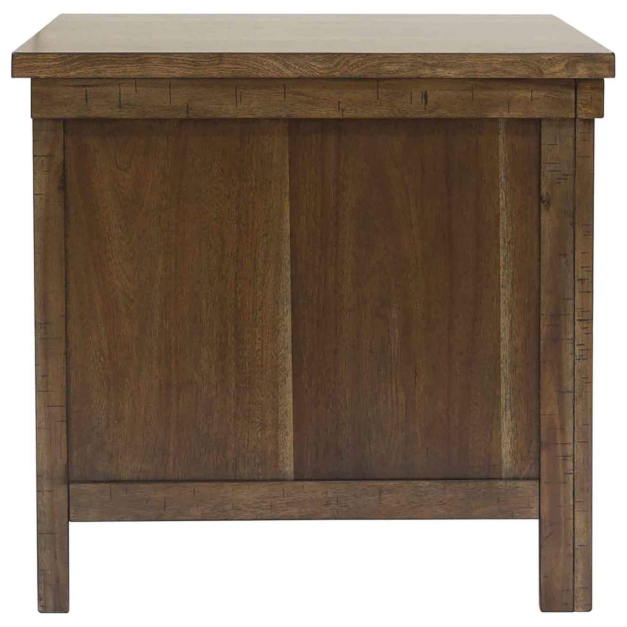 Ashley Moriville End Table in Grayish Brown