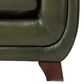 Hydeline Fremont Leather Accent Chair in Forrest (Set of 2), , large