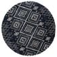 Central Oriental Stonington Iris Denim and Multicolor 7"10" Round Area Rug, , large