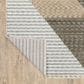 Oriental Weavers Echo ECH04 Beige and Grey 7"10" x 10"10" Area Rug, , large
