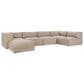 Imported Dining, Occ, Accent, Adalynne 6-Pieces Reversible Sectional in Buttermilk, , large