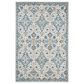 Safavieh Evoke EVK224C 10" x 14" Ivory and Light Blue Area Rug, , large