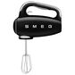 Smeg 6-Speed 50"s Retro Style Hand Mixer in Black, , large