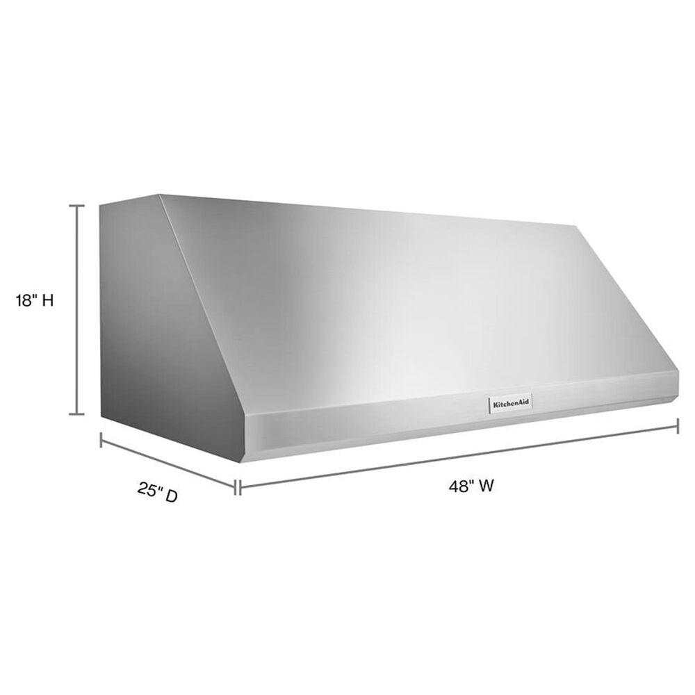 KitchenAid 48'' WallMount Canopy Range Hood Nebraska Furniture Mart