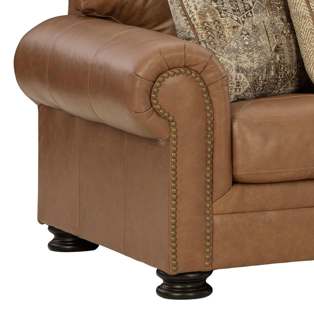 Ashley Carianna Stationary Sofa and Loveseat Set in Caramel, , large
