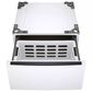 LG Front Load Washer and Electric Dryer with Pedestal in White, , large