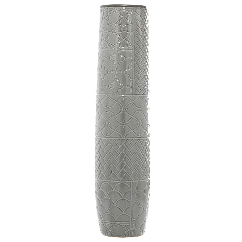Maple and Jade 30" x 6" Vase in Grey, , large